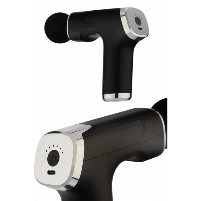 BFS Şarjlı Masaj Tabancası 4 Başlıklı Mini Masaj Tabancası ve Masaj Aleti