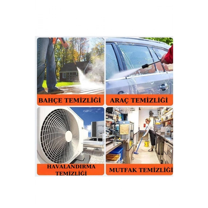 BFS Şarjlı Ve Yüksek Basınçlı Oto Yıkama Makinesi Ve Sulama Tabancası Bahçe Yıkama Makinesi