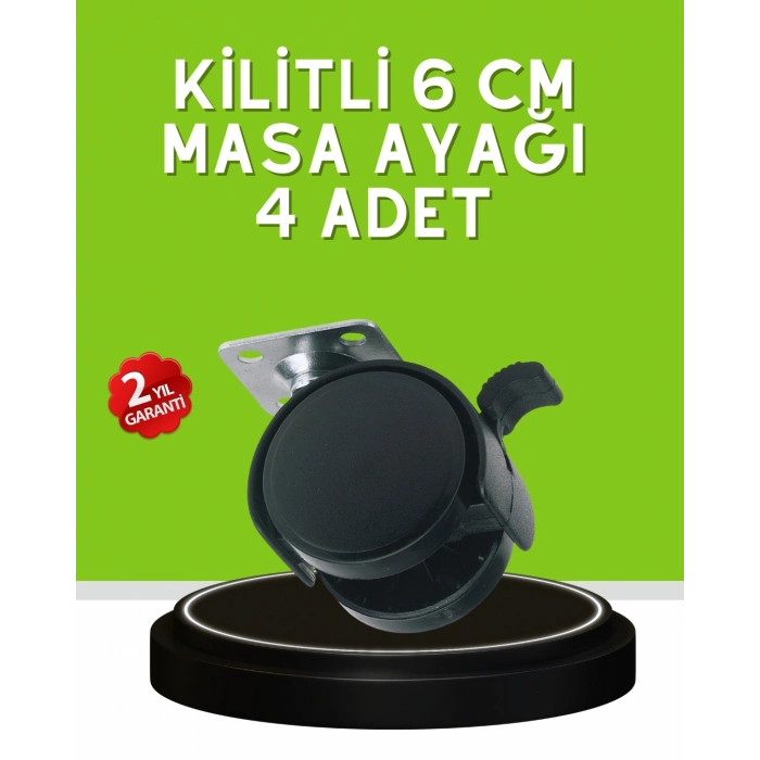 BFS Sehpa ve Restoran Arabası İçin Kilitli Ayak 4’lü