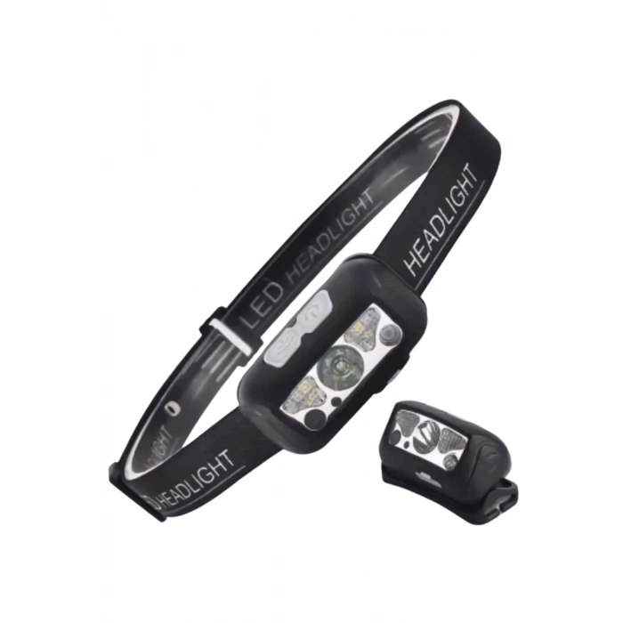 BFS Sensörlü Şarjlı Type-c Şarj Işıklı Kafa Lambası Kamp Lambası