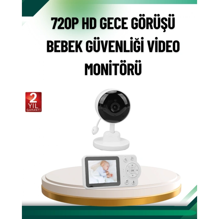 BFS Sesli ve Görüntülü Bebek Kamerası Sıcaklık Takipli
