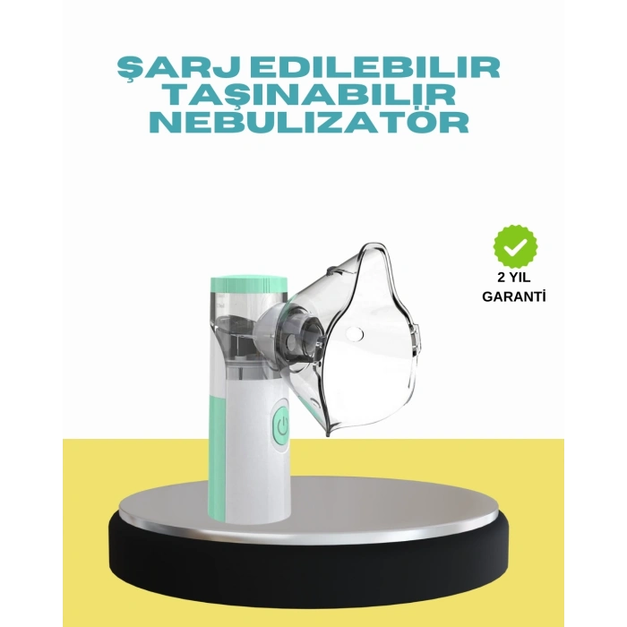 BFS Sessiz Çalışan Taşınabilir Şarjlı Nebulizatör