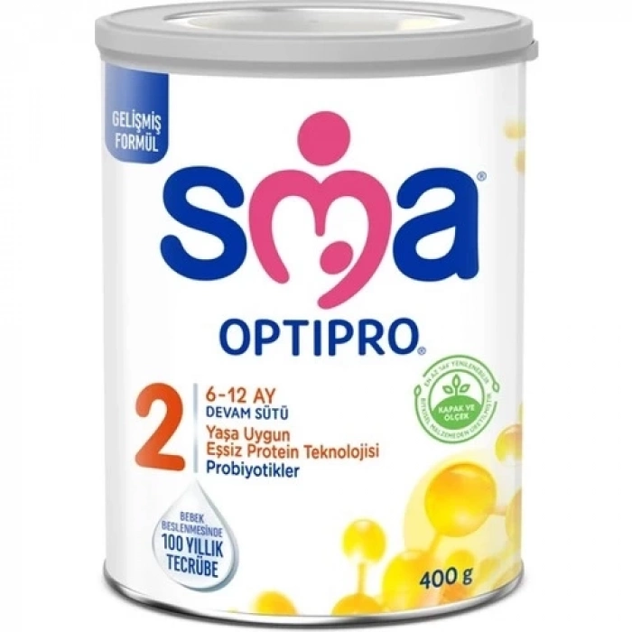 BFS   SMA Optipro Probiyotik 2 Bebek Devam Sütü 6-12 Ay 400 Gr