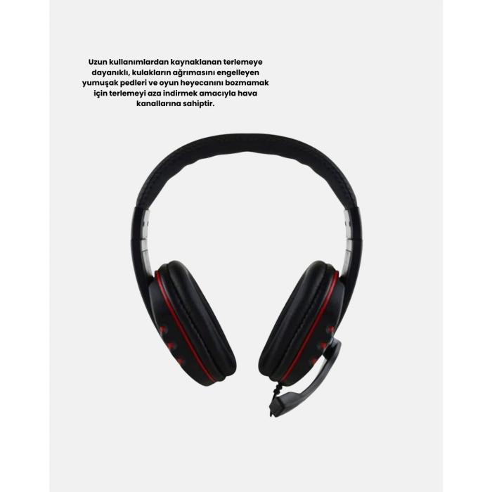 BFS Stereo Ses Destekli Mikrofonlu Gaming Kulaklık – Yumuşak Pedli