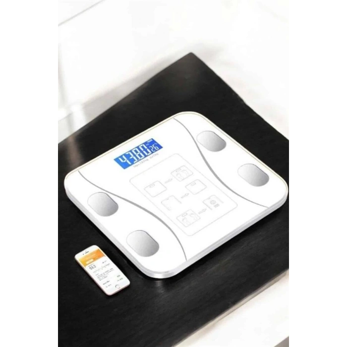 BFS Tartı Baskül Dijital Elektronik Tartı Vücut Analiz Wifi Akıllı Yağ Ölçer