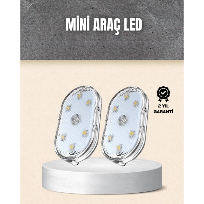 BFS Taşınabilir Manyetik Mini LED Lamba 7 Renk Seçenekli