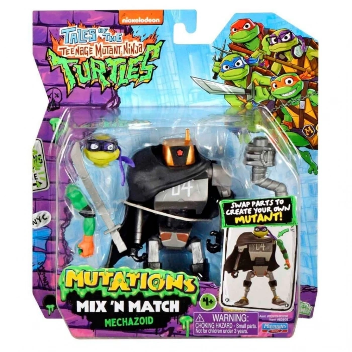 BFS Teenage Mutant Ninja Turtles Mutations Mix N Match Mechazoid Figürü