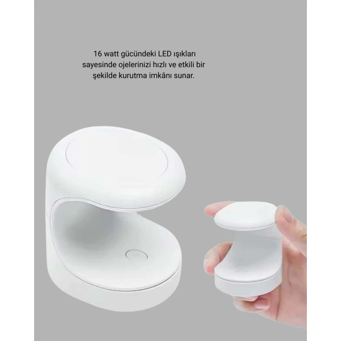 BFS Tırnak Matkabı ve LED Oje Kurutucu 2’li Profesyonel Bakım Seti