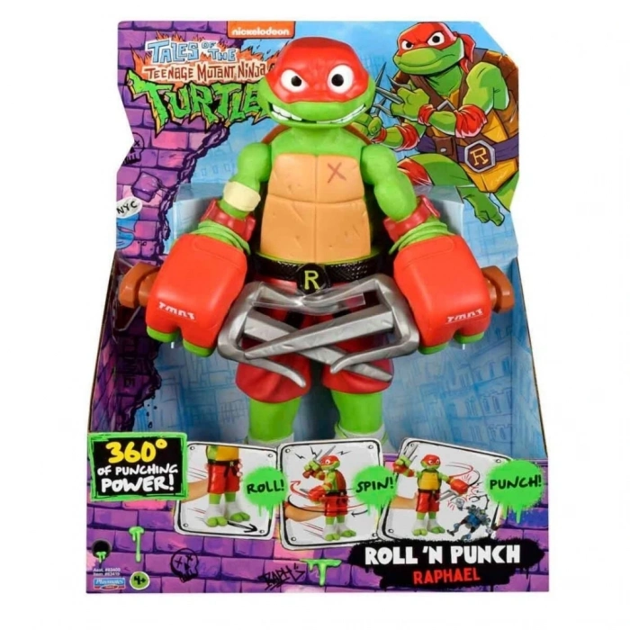 BFS TMNT Roll N Punch Raphael Figür 30 cm