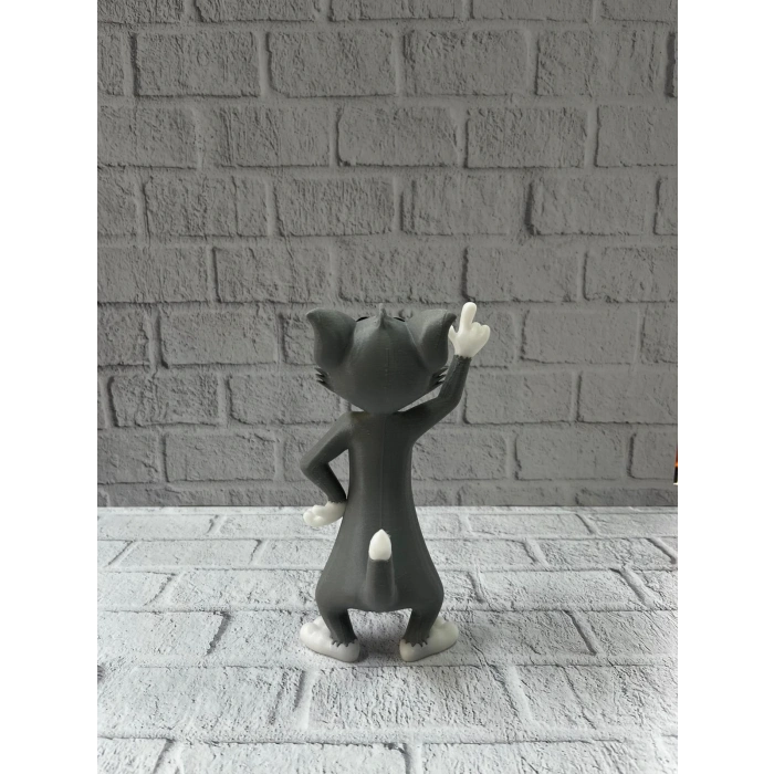 BFS Tom Kedi Biblo 22 cm Hediyelik Dekoratif Ev Ofis Aksesuarı