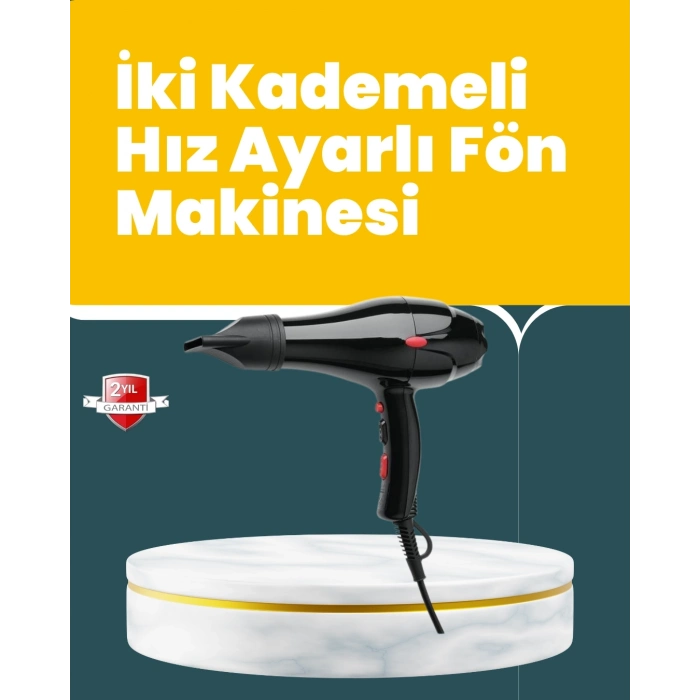BFS Tüm Saç Tipleri İçin 2200W Güçlü Fön Makinesi