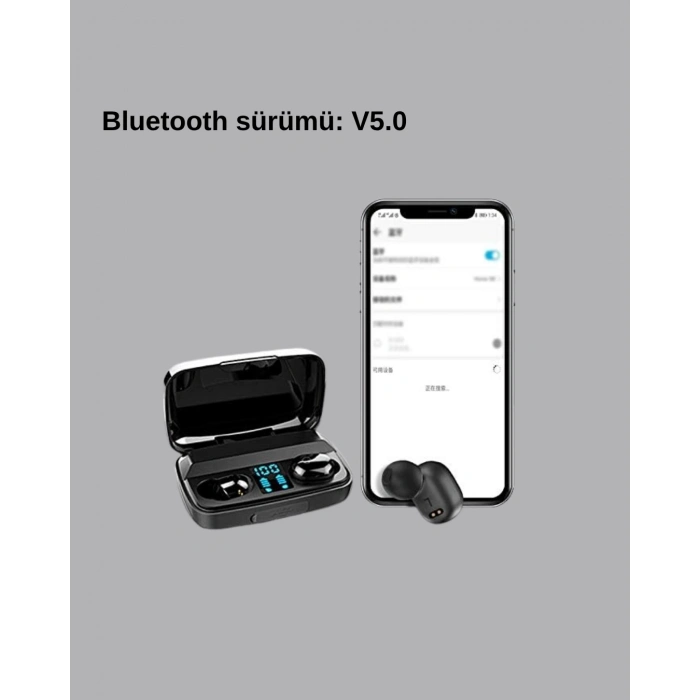 BFS TWS A10s Bluetooth 5.0 Kulaklık – Yüksek Ses Kalitesi, Ergonomik, Uzun Pil Ömürlü