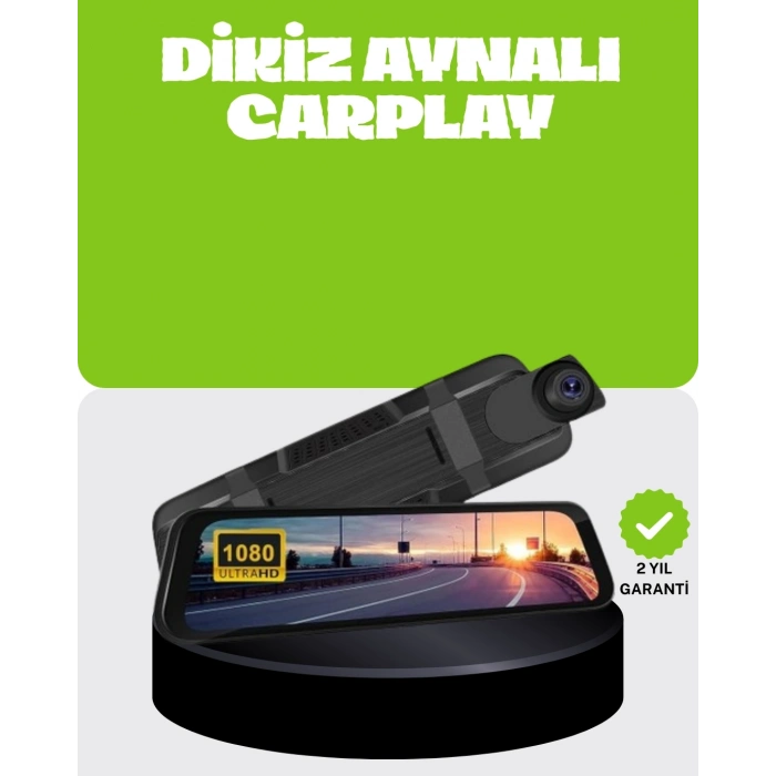 BFS Ultra Geniş Açılı Araç Kamerası Dokunmatik Ayna Kayıtlı