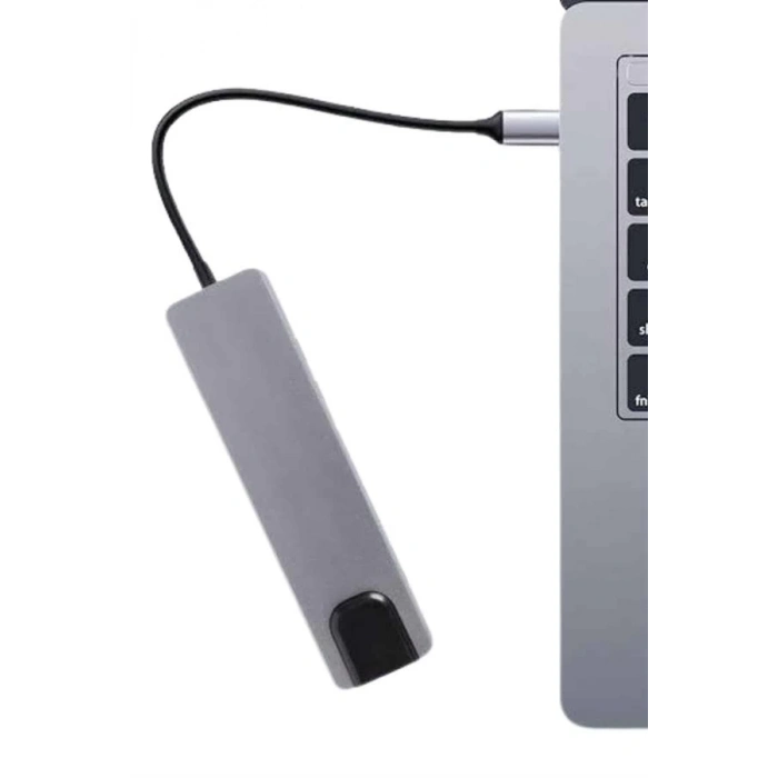 BFS Usb Type-c Hub Dönüştürücü Çevirici Çoklayıcı Macbook Çevirici 8 Portlu