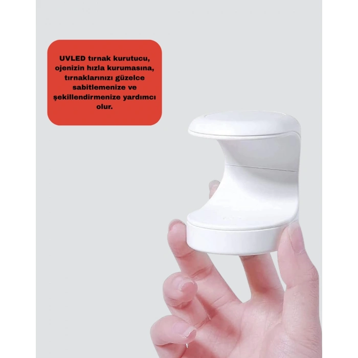 BFS UV ve LED Jel Kurutmaya Uygun – Çift Dalga Boylu Mini Kurutucu