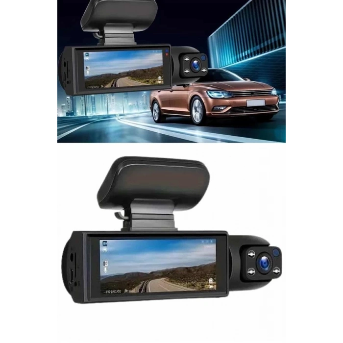 BFS Video ve Fotoğraf Kaydedici Sürüş Kamerası Ön ve Arka Çift Kameralı