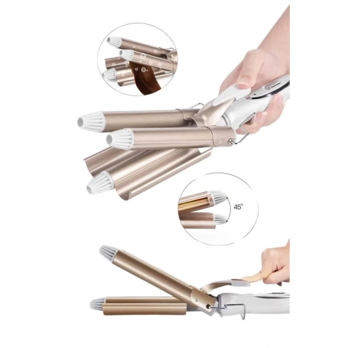 BFS Wag Maşa Yeni Nesil Yüksek Isı Ayarlı Seramik Kaplama Saç Şekillendirici Doğal Bukle