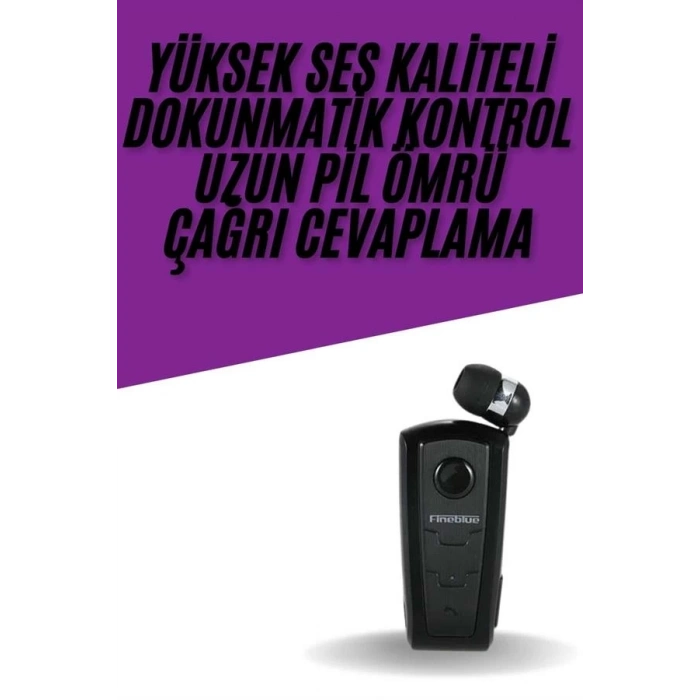 BFS Yaka Kulaklığı Andorid Tüm Cep Telefonlarına Uyumlu Mikrofonlu Titreşimli Makaralı