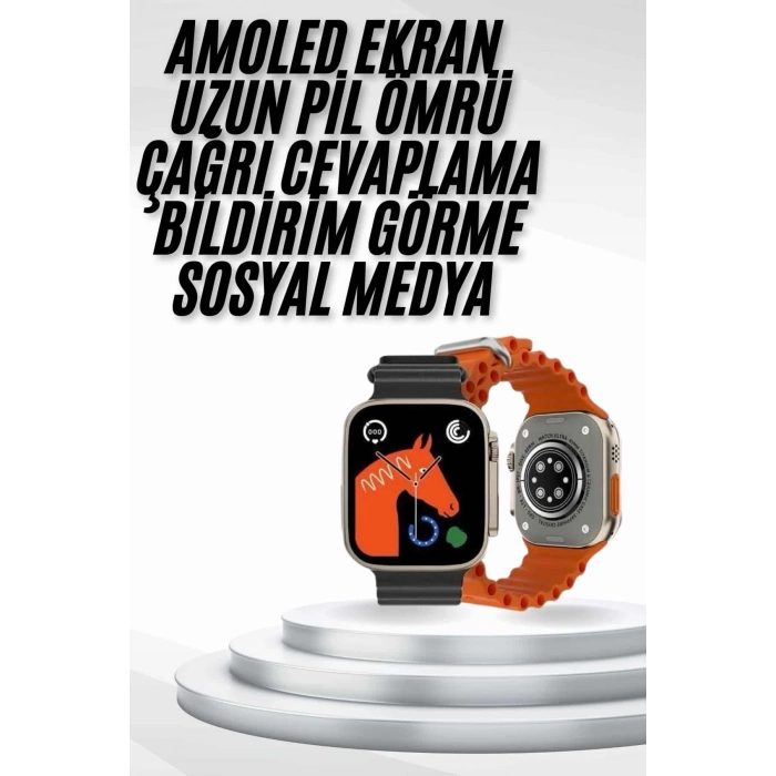 BFS Yeni Nesil Akıllı Saat Müzik Dinleme Bildirim Görme Sesli Asistan Desteği