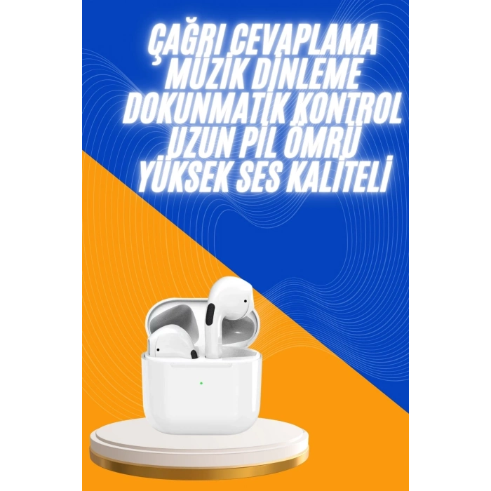 BFS Yeni Nesil Bluetooth Kulaklık Beyaz Çağrı Cevaplayabilen Kablosuz