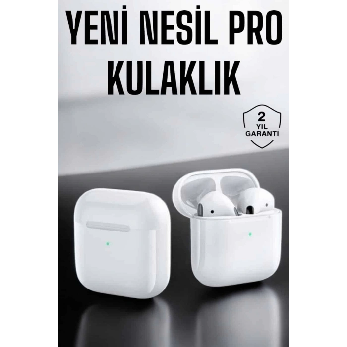 BFS Yeni Nesil Pro Bluetooth Kulaklık Uzun Pil Ömrü Beyaz