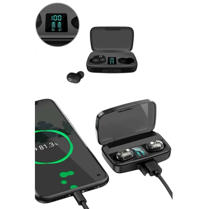 BFS Yeni Nesil TWS Kablosuz Kulaklık Güçlü Batarya Yüksek Kalite Bluetooth 5.0 ANC Özelliği