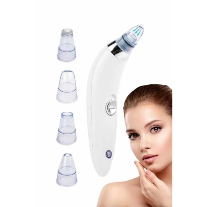 BFS Yeni Nesil Vakumlu Pilli Siyah Nokta ve Yüz Temizleme Cihazı 4 Başlıklı