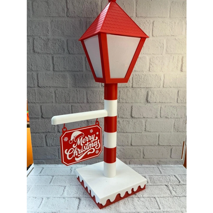 BFS Yılbaşı Tabelalı Dekoratif Lamba Merry Christmas Işıklı Tasarım