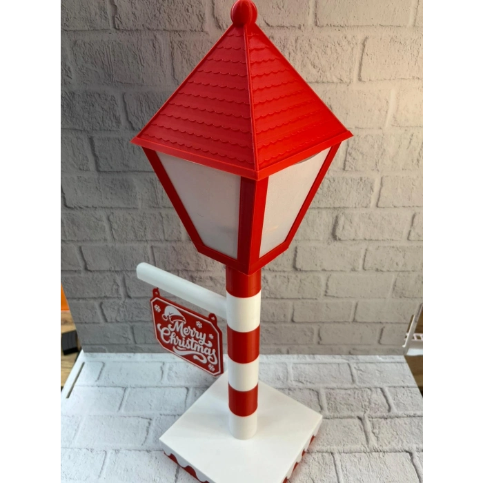 BFS Yılbaşı Tabelalı Dekoratif Lamba Merry Christmas Işıklı Tasarım