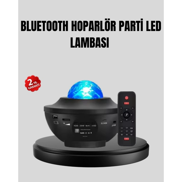 BFS Yıldızlı Projektör Galaxy Efektli Ayarlanabilir Renkli Atmosfer Lambası