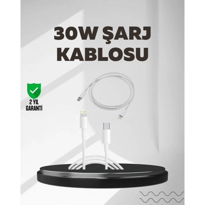 BFS Yüksek Saflıkta Bakır Çekirdekli 30W Hızlı Şarj Kablosu