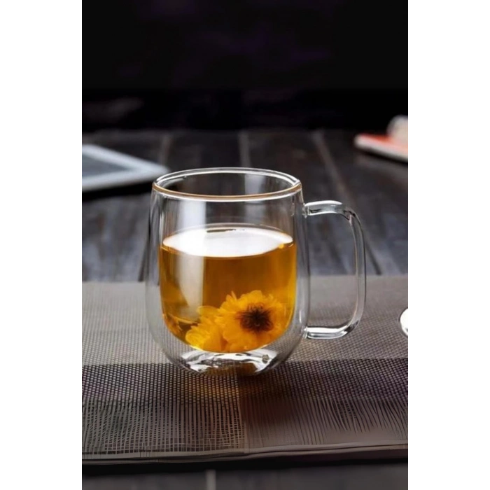 Cam Çift Cidarlı Bardak 350 ml