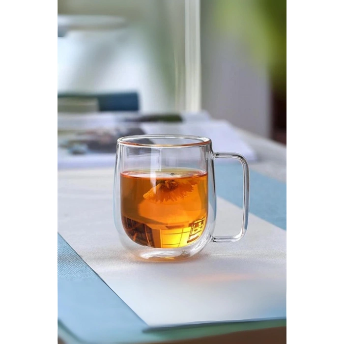 Cam Çift Cidarlı Bardak 350 ml