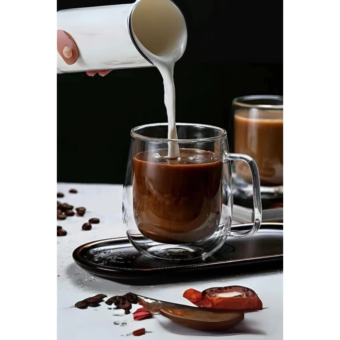 Cam Çift Cidarlı Bardak 350 ml