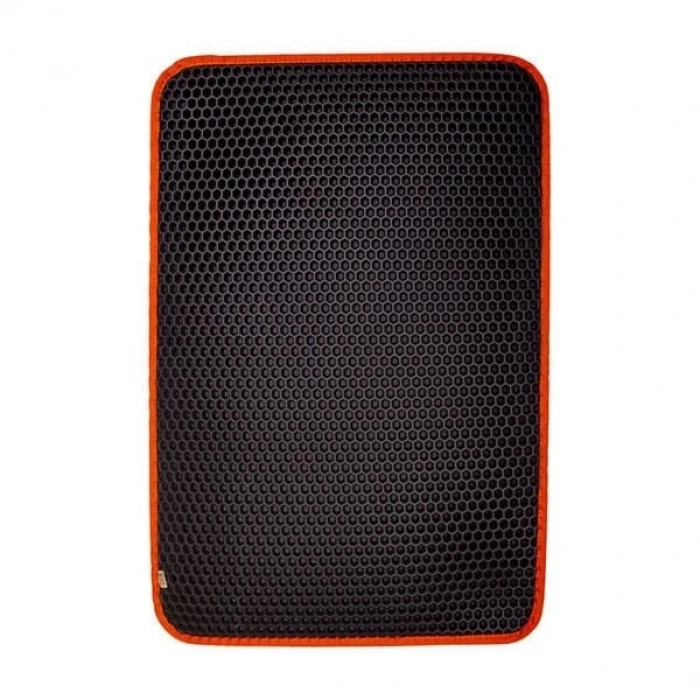 Cattie Altıgen Model Kum Toplayıcı Fonksiyonel Kedi Paspası Large Turuncu 50x75 Cm