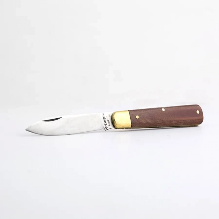 Cemil Erişen Bursa Çakı No:1 - 15,5 Cm , Ahşap Sap, Perçinli, Tek Sarı