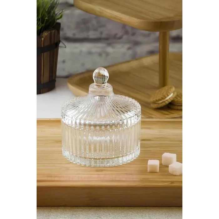 Çizgili Cam Şekerlik