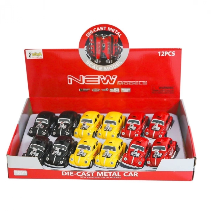 ÇOK SATAN 02062-FY6757-12D Çek Bırak Metal Araba - 1 Adet Stokta Olan Gönderilir