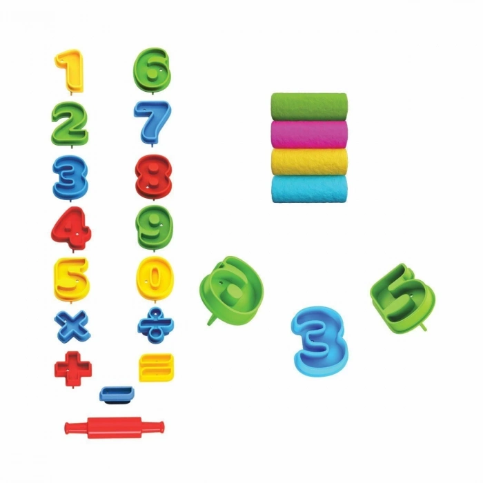 ÇOK SATAN 03552 Dede, 3D Rakamlar Hamur Set 200 gr / +3 yaş