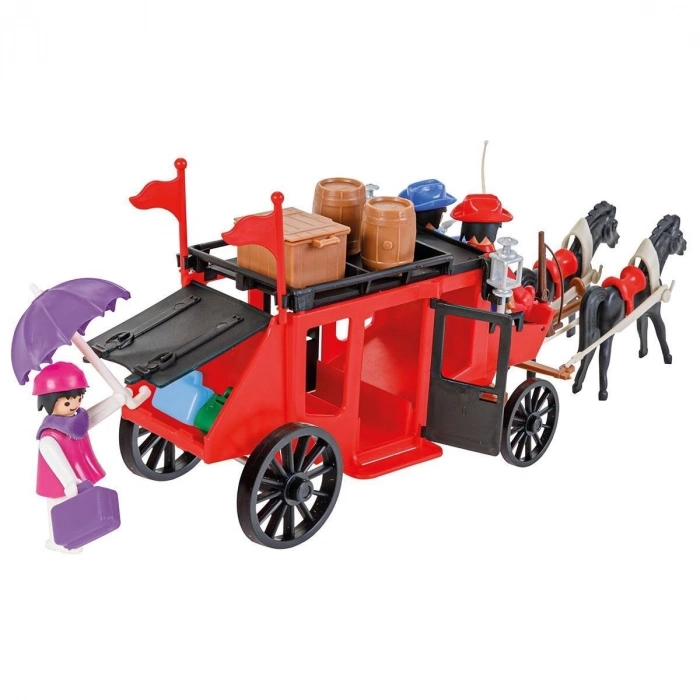 ÇOK SATAN 04 002 Mini Mekanik Seri 2 Posta Arabası -Pilsan Oyuncak