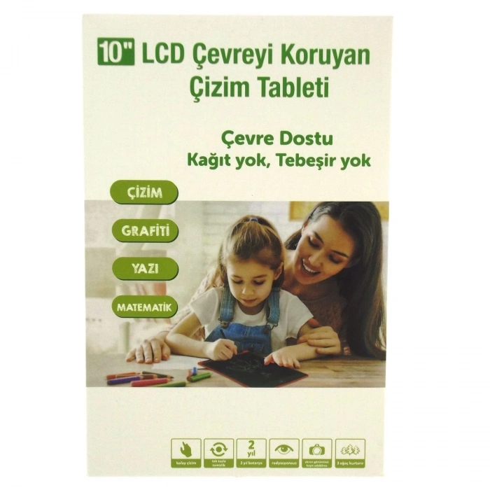 ÇOK SATAN 10 Inch LCD Kırmızı Yazı Tahtası