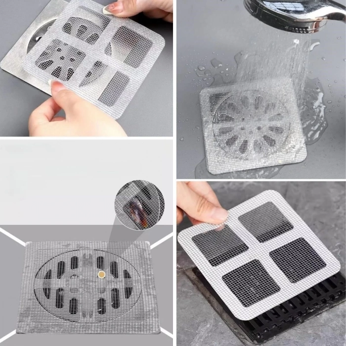 ÇOK SATAN 10lu Banyo ve Mıutfak Lavabo Koku Önleyici ve Haşere Böcek Önleyici Gider Filtresi