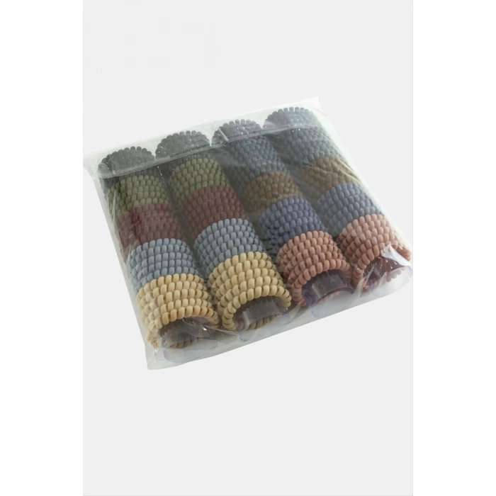 ÇOK SATAN 100 Adet Renkli Makarna Lastik Toka