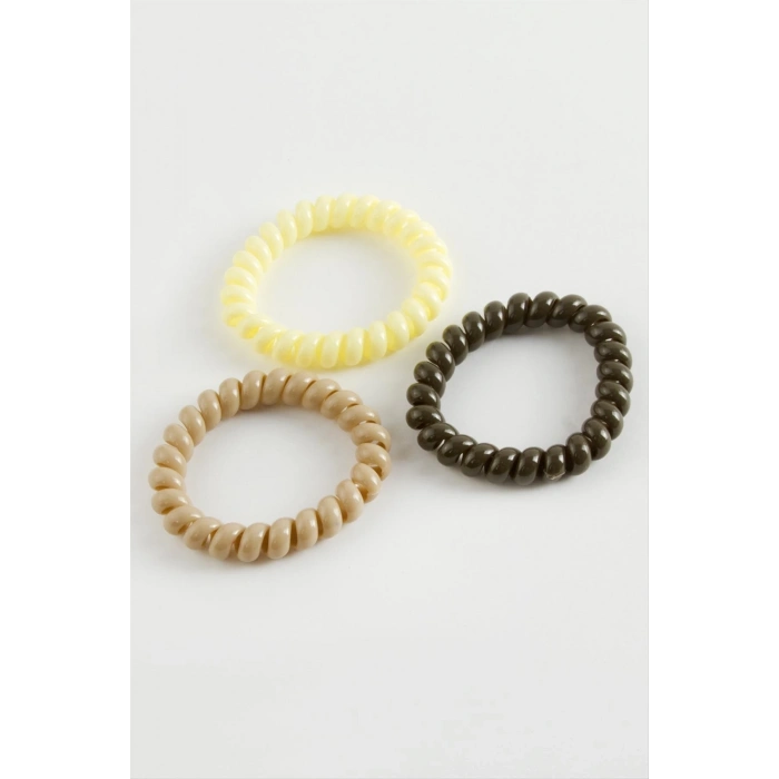 ÇOK SATAN 100 Adet Renkli Makarna Lastik Toka