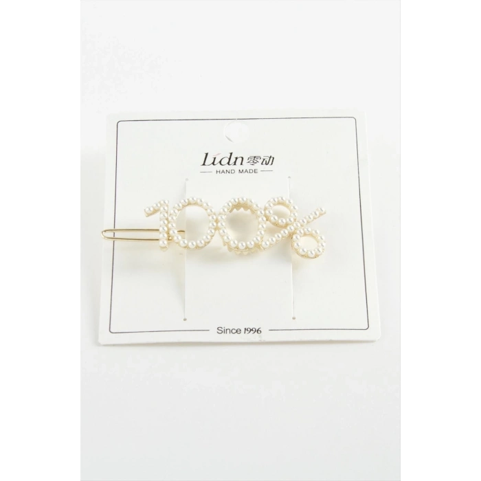 ÇOK SATAN 100% Yazılı İnci Pens Toka