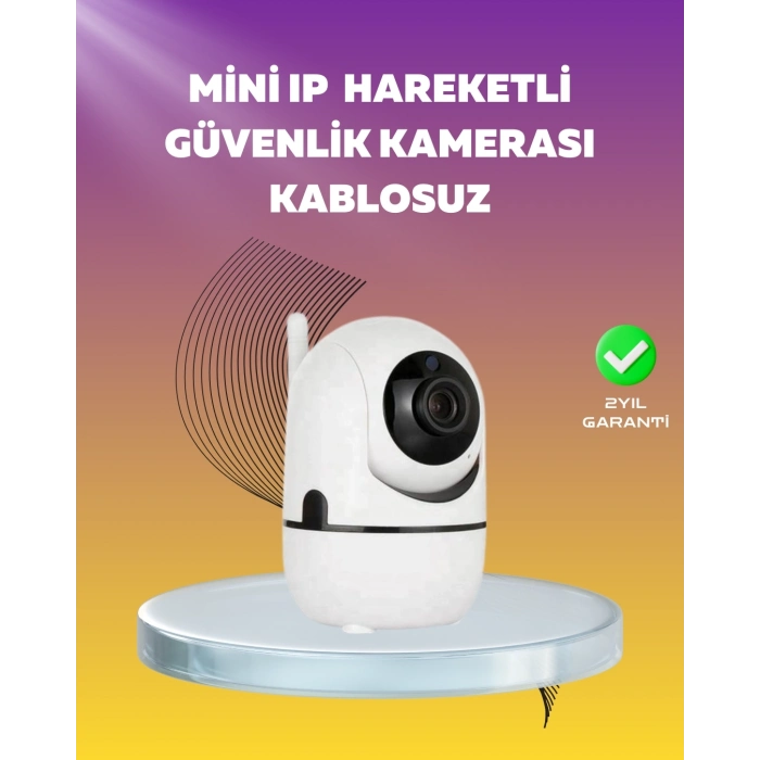 ÇOK SATAN 1080P WiFi Akıllı Güvenlik Kamerası – Pan & Tilt, Hareket Takip ve İki Yönlü Ses