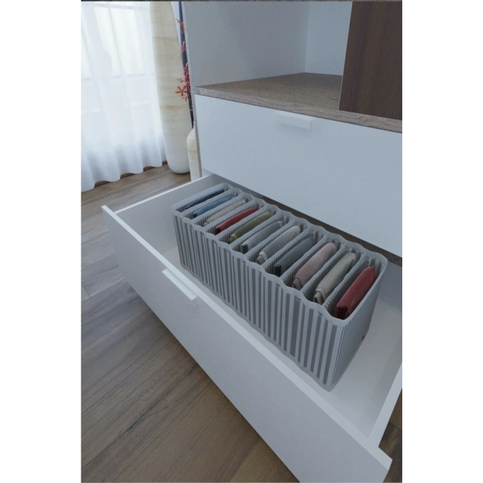 ÇOK SATAN 11 Bölmeli Dolap Ve Çekmece Içi Düzenleyici Akordiyon Organizer M-00500 (3 Adet) 00517