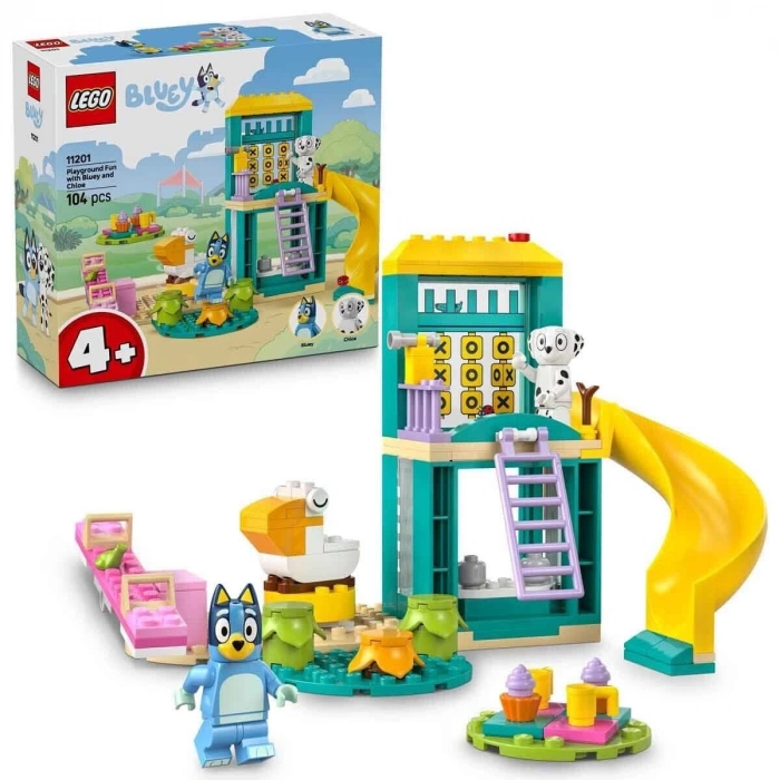 ÇOK SATAN 11201 Lego Duplo Bluey ve Chloe ile Oyun Parkı Eğlencesi 104 parça +4 yaş