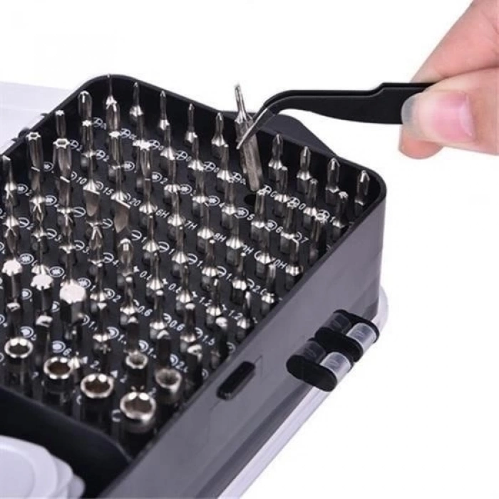 ÇOK SATAN 115 İn 1 Hassas Tornavida Onarım Alet Manyetik Sürücü Kitli Elektronik Hassas Tornavida Seti