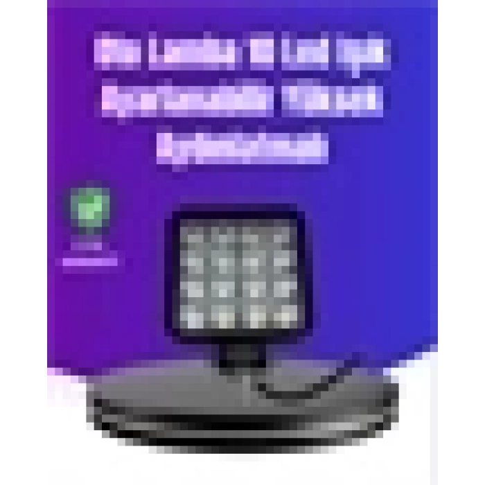 ÇOK SATAN 16 LEDli Beyaz Araç Farı | Geniş Açılı, Yoğun Aydınlatmalı, Dayanıklı Gövde